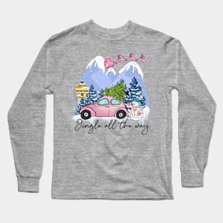 Cute and Pink Christmas Long Sleeve T-Shirt